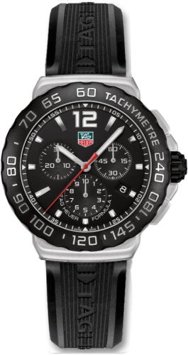 TAG Heuer Formula 1 Quartz Chronograph 42 Stainless Steel / Black / Rubber